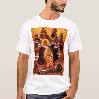 Elijah de profeet in de woestijn t-shirt