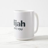 Elijah Ik Hou Van Jou Koffiemok (Voorkant rechts)