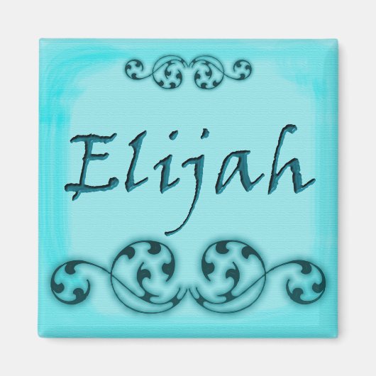 Elijah Magnet ornemental (Devant)