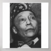 Elijah Muhammad Poster encadré (Devant)