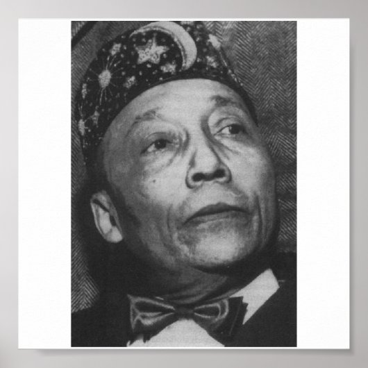 Elijah Muhammad Poster encadré (Devant)