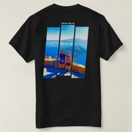 Elijah's Crater Lake T-shirt (Design achterkant)