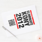Elimineer Kony 2012 Sticker (Envelop)