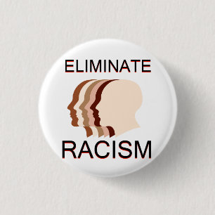 Elimineer racisme ronde button 3,2 cm