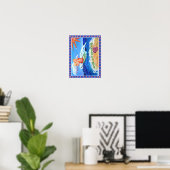 Éliminer le cancer Ange Poster (Bureau à domicile)