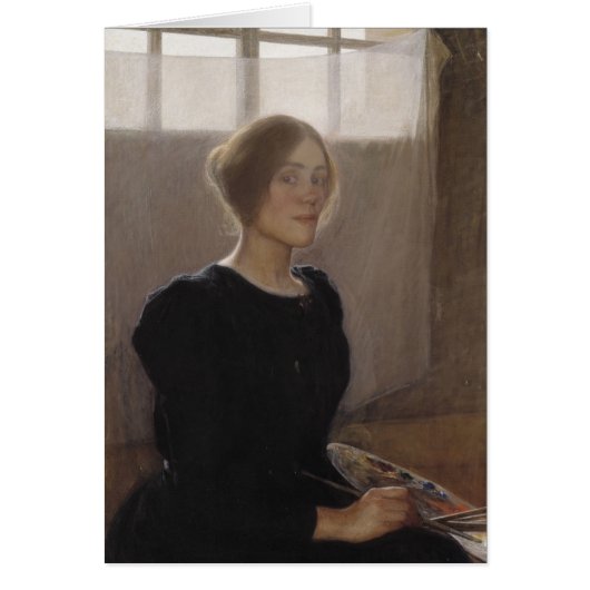 Elin Danielson-Gambogi Self-portret 1900 (Voorkant)
