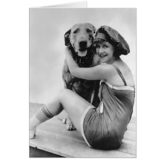 Elinor Field met "Keystone Teddy" en de Wonder Dog