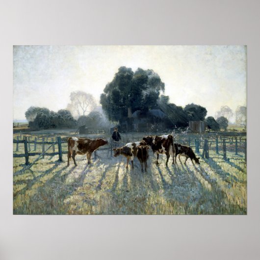 Elioth Gruner Spring Frost Poster (Voorkant)