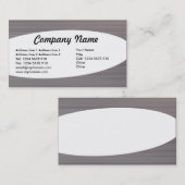 Eliptical - Geborsteld metaal II Textuur Visitekaartje (Voorkant / Achterkant)