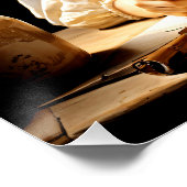 "Elisabeth", "De jonge geleerde" Perfect Poster (Hoek)