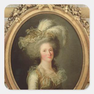 Elisabeth van Frankrijk noemde Madame Elisabeth Vierkante Sticker