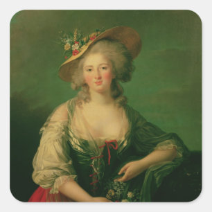 Elisabeth van Frankrijk noemde Madame Elizabeth Vierkante Sticker