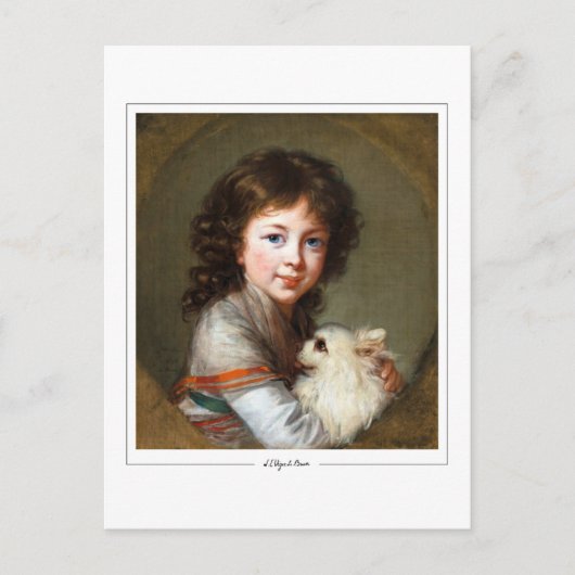 Élisabeth Vigée Le Brun #33 - Carte postale d'art (Devant)