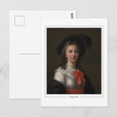 Élisabeth Vigée Le Brun #7 - Carte postale d'art (Devant / Derrière)
