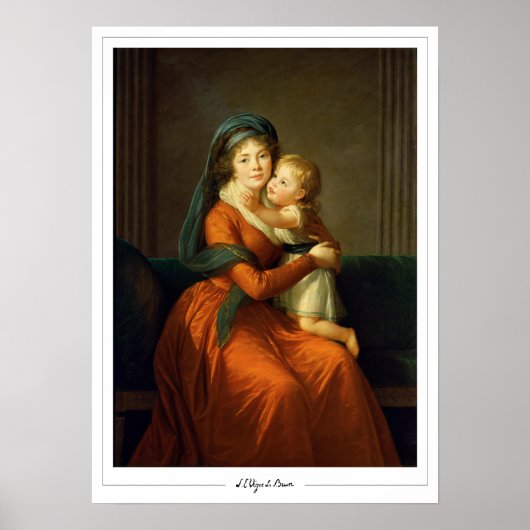 Élisabeth Vigée Le Brun Zedign Affiche d'art #10 (Devant)