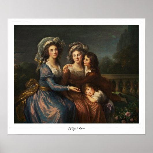 Élisabeth Vigée Le Brun Zedign Affiche d'art #11 (Devant)