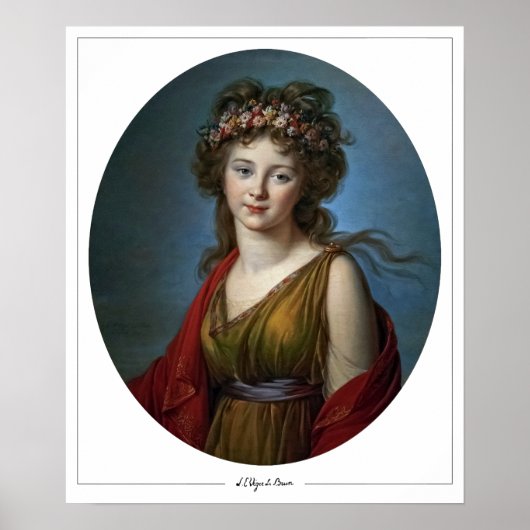Élisabeth Vigée Le Brun Zedign Affiche d'art #198 (Devant)