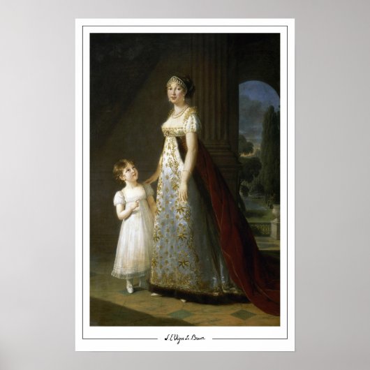 Élisabeth Vigée Le Brun Zedign Affiche d'art #239 (Devant)