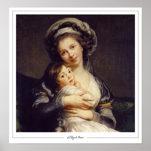 Élisabeth Vigée Le Brun Zedign Affiche d'art #256 (Devant)