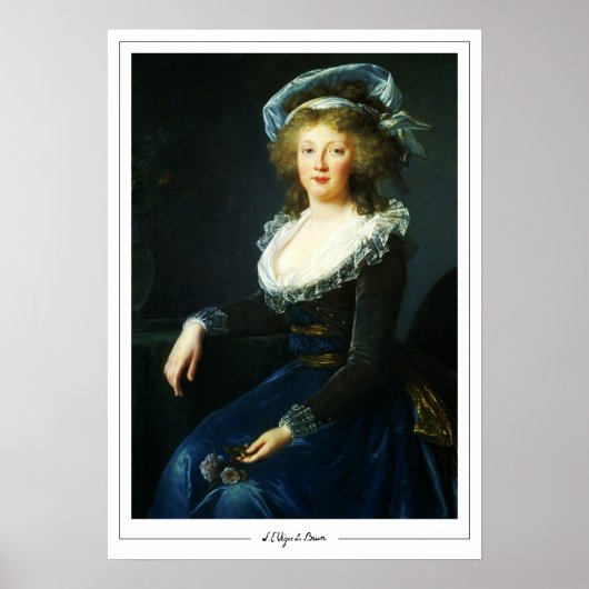 Élisabeth Vigée Le Brun Zedign Art Poster #147 (Voorkant)