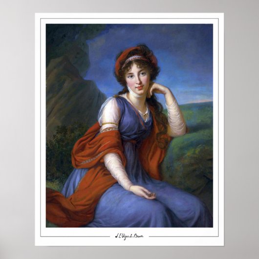 Élisabeth Vigée Le Brun Zedign Art Poster #257 (Voorkant)
