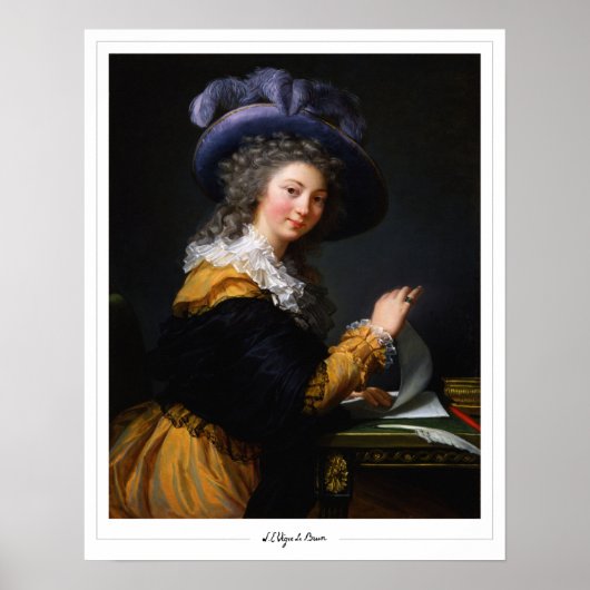 Élisabeth Vigée Le Brun Zedign Art Poster 8 (Voorkant)