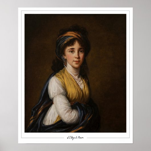 Élisabeth Vigée Le Brun Zedign Poster d'art #1 (Devant)