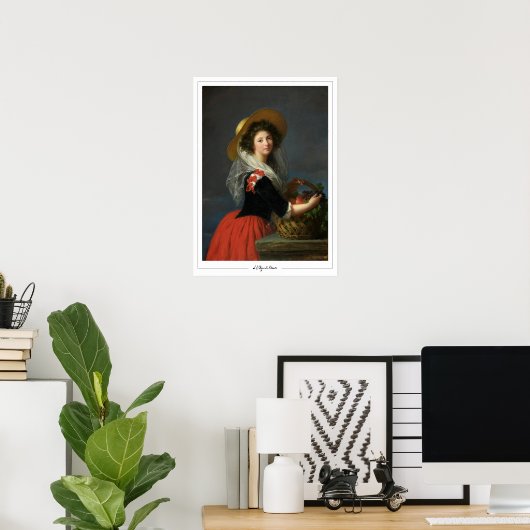 Élisabeth Vigée Le Brun Zedign Poster d'art #5 (Bureau à domicile)