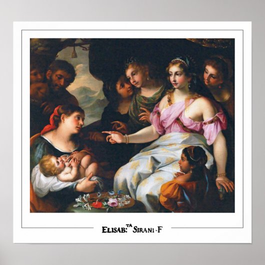 Elisabetta Sirani Zedign Art Poster #4 (Voorkant)