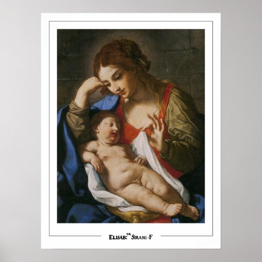 Elisabetta Sirani Zedign Poster d'art #9 (Devant)