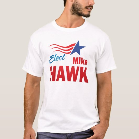 Élisez Mike T-shirt de faucon (Devant)