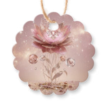 Elitaire Neon Mandala Bloem Gesneden Gift Tags