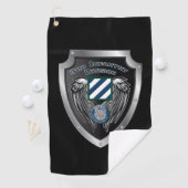 Elite 3e infanteriedivisie "Rock of the Marne" Golfhanddoek (Insitu)