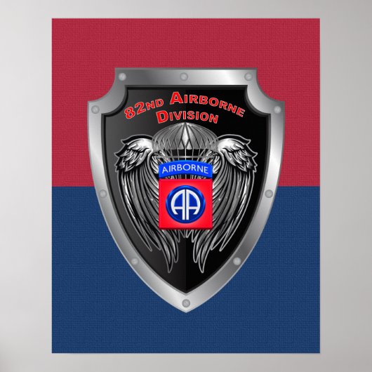 Elite 82e Airborne Division Poster (Voorkant)