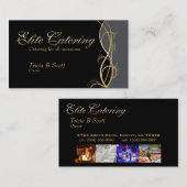 Elite Catering - aangepast Visitekaartje (Voorkant / Achterkant)