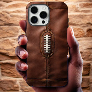 Elite Football Leather iPhone 16 Pro Max Hoesje