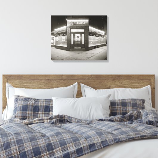 Elite Laundry, 1928 Canvas Afdruk (Insitu (Slaapkamer))