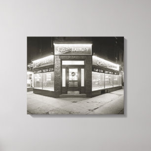 Elite Laundry, 1928 Canvas Afdruk