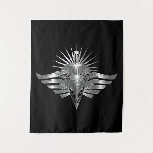 Elite Paratrooper Herdenkingsontwerp Wandkleed (Voorkant)