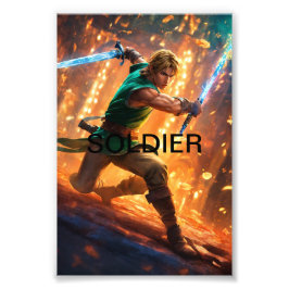 Elite Soldier Art: Premium uitbreiding Foto Afdruk