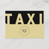 Elite taxichauffeur visitekaartje (Achterkant)