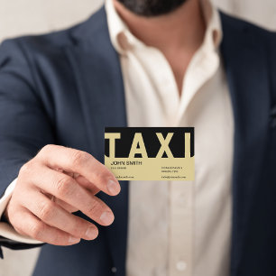 Elite taxichauffeur visitekaartje