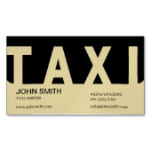 EliteTaxi Driver Magnetisch Visitekaartje (Voorkant)