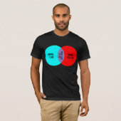 Elitist venn diagram tee t-shirt (Voorkant volledig)