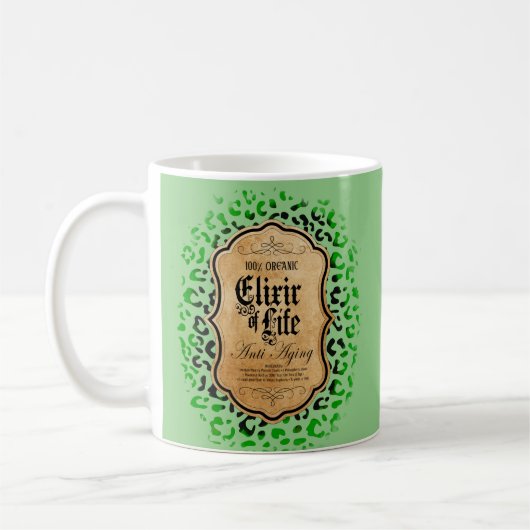 Elixer Life Potion Design Coffee Mok Cup (Links)