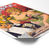 Élixir La Cambre Poster vintage vers 1900 (Coin)