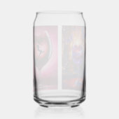 "Elixir of Elegance: A Glass of Refinement" Blikvorm Glas (Achterkant)