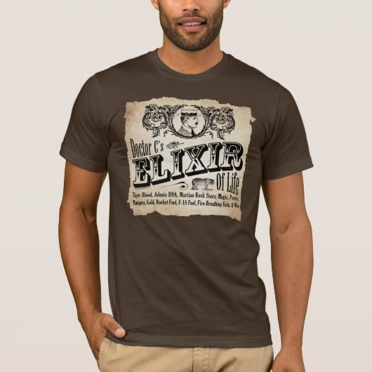 Elixir of Life - Donker T-shirt (Voorkant)