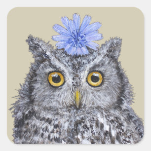 Eliza les autocollants du hibou