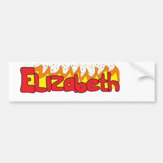 Elizabeth 3 bumpersticker